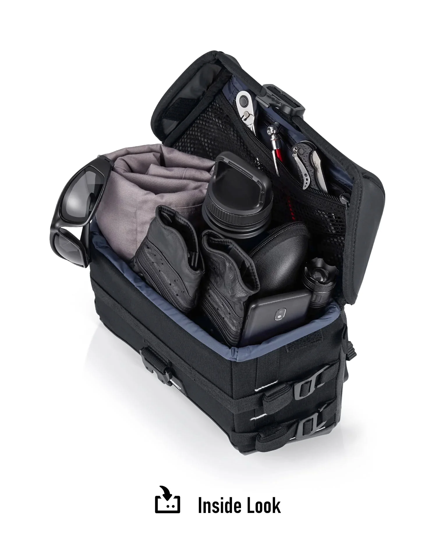 10L - Incognito Quick-Mount Small 2025+ Indian Sport Scout Solo Saddlebag (Left Only) - Image 11