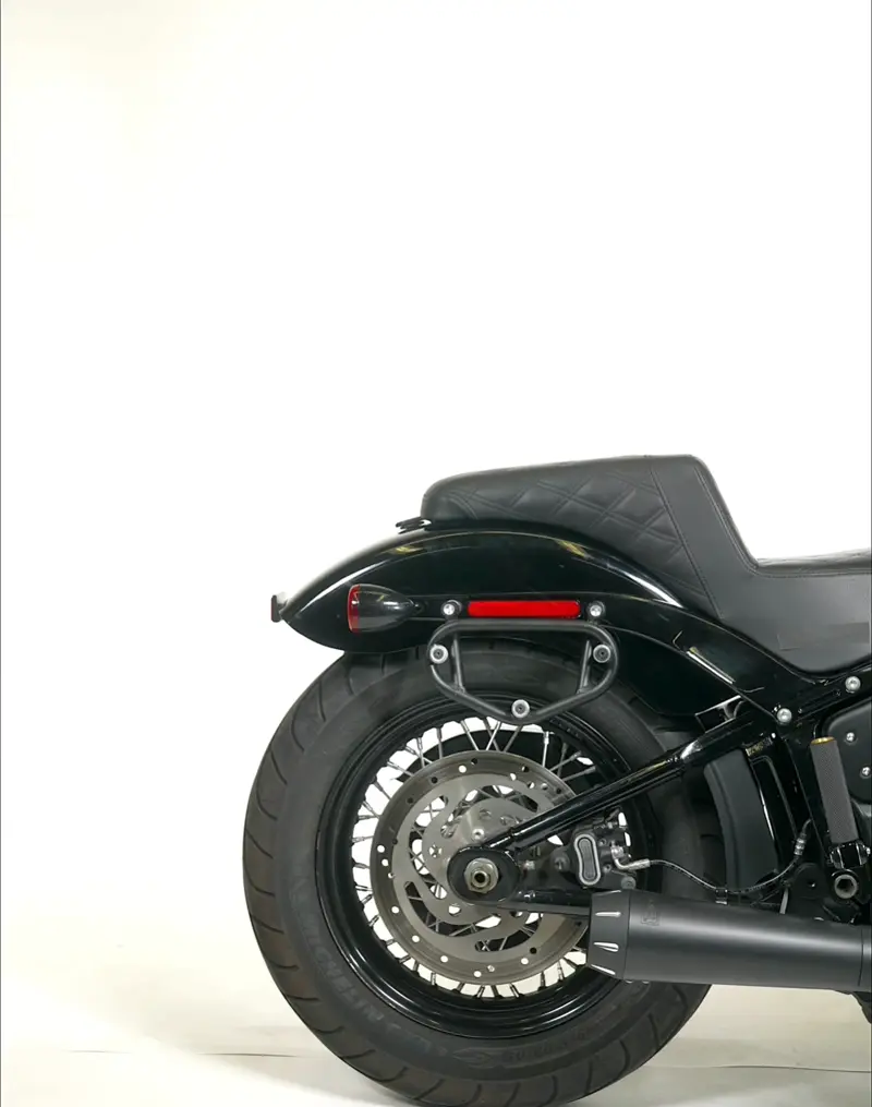 20L - Outlaw Quick-Mount Small 2025+ Indian Sport Scout Leather Wrapped Hard Saddlebags - Image 10