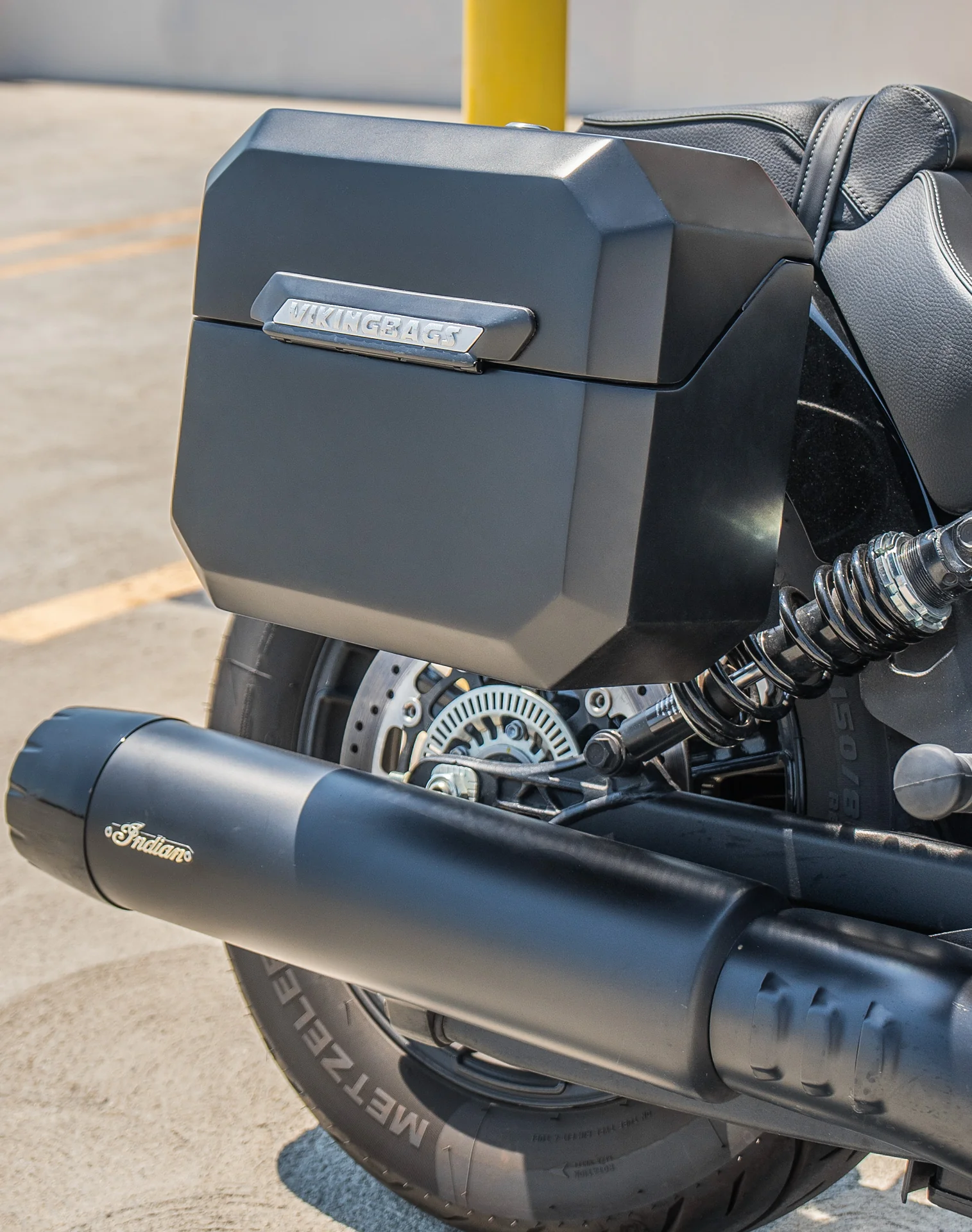 20L - Outlaw Quick-Mount Small 2025+ Indian Sport Scout Matte Hard Saddlebags - Image 5
