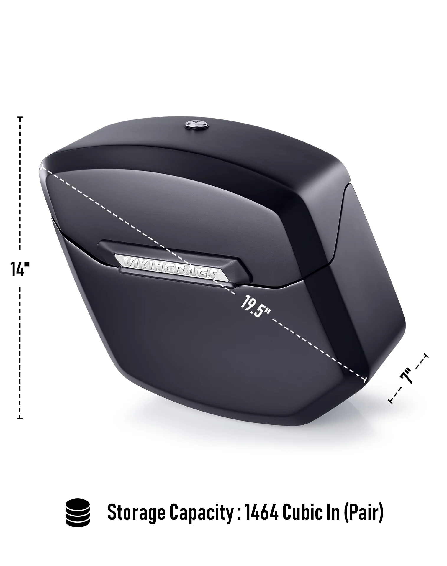 24L - Ironclad Quick-Mount Medium 2025+ Indian Scout Sixty Bobber Matte Hard Saddlebags - Image 7