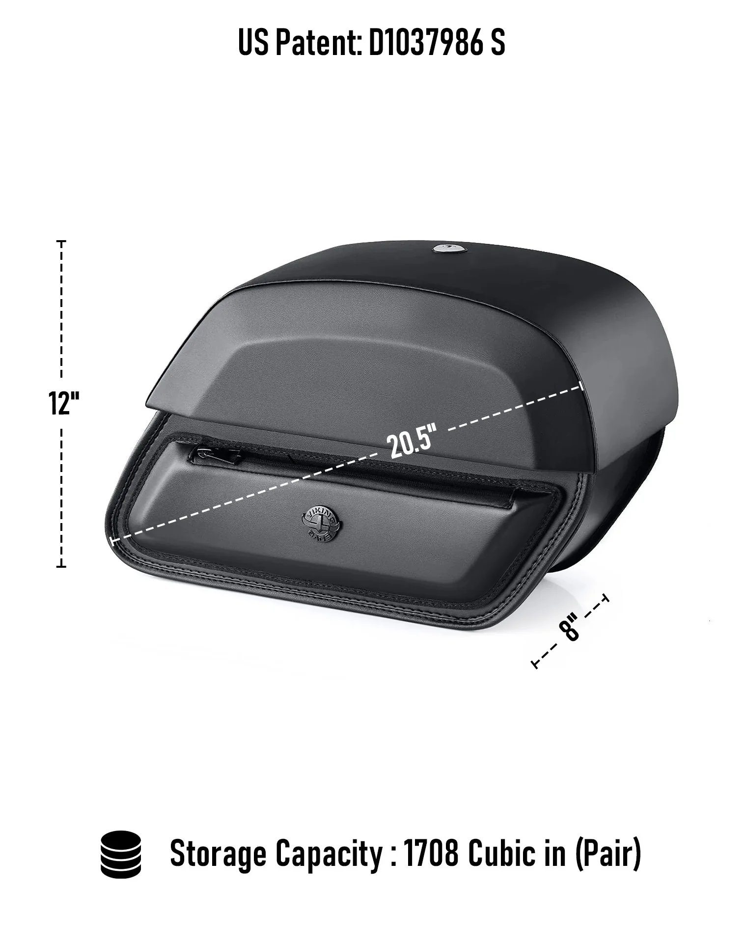 28L - Pantheon Quick-Mount Medium 2025+ Indian Sport Scout Sixty Motorcycle Saddlebags - Image 7