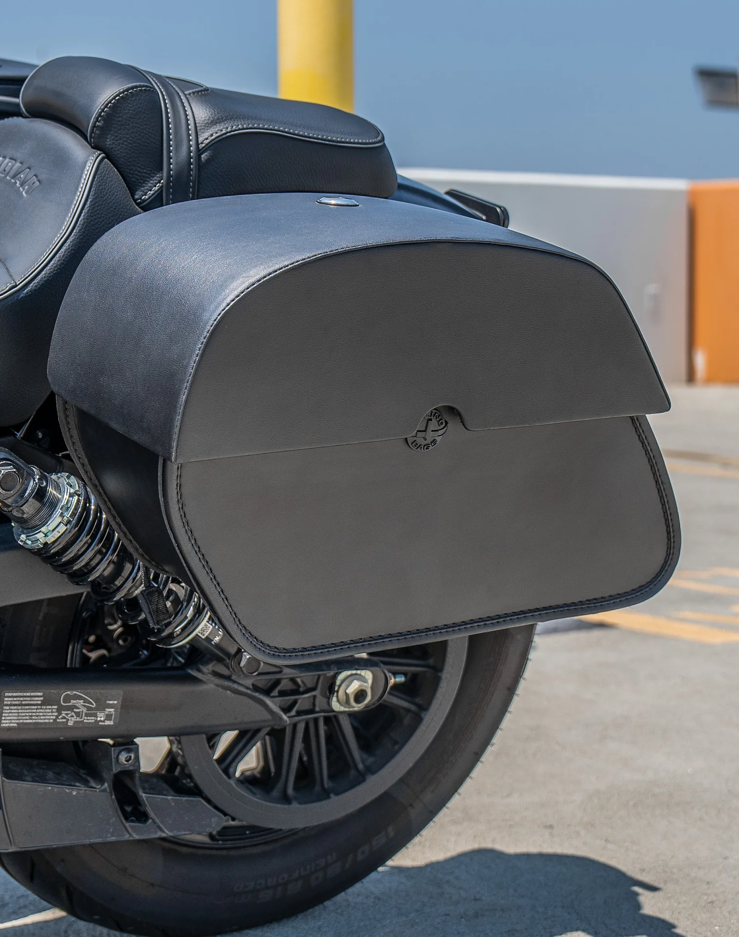 28L - Panzer Quick-Mount Medium 2025+ Indian Sport Scout Motorcycle Saddlebags - Image 5