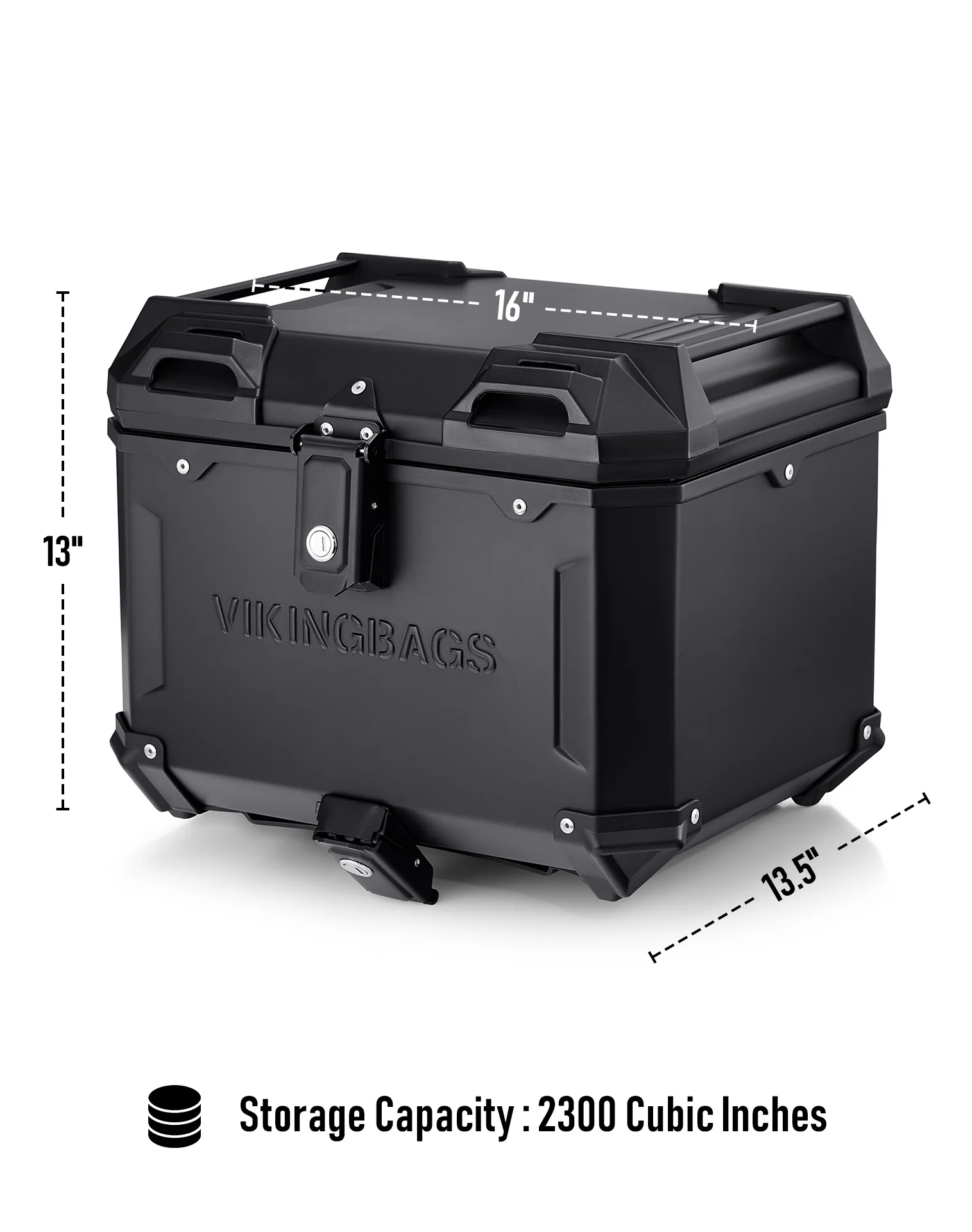 38L - Apex XL Harley Pan America RA1250/S Aluminum Top Case Black - Image 7