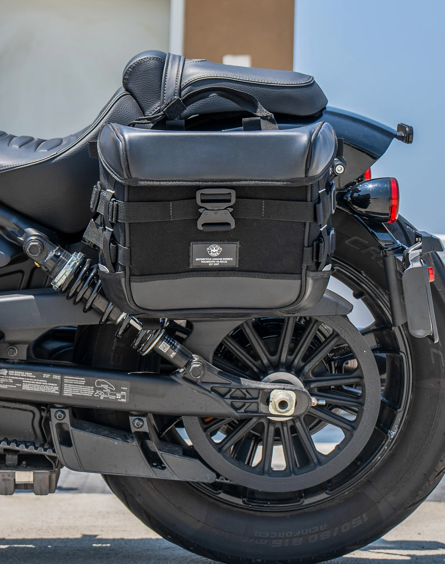 10L - Incognito Quick-Mount Small 2025+ Indian Scout Bobber Solo Saddlebag (Left Only) - Image 4
