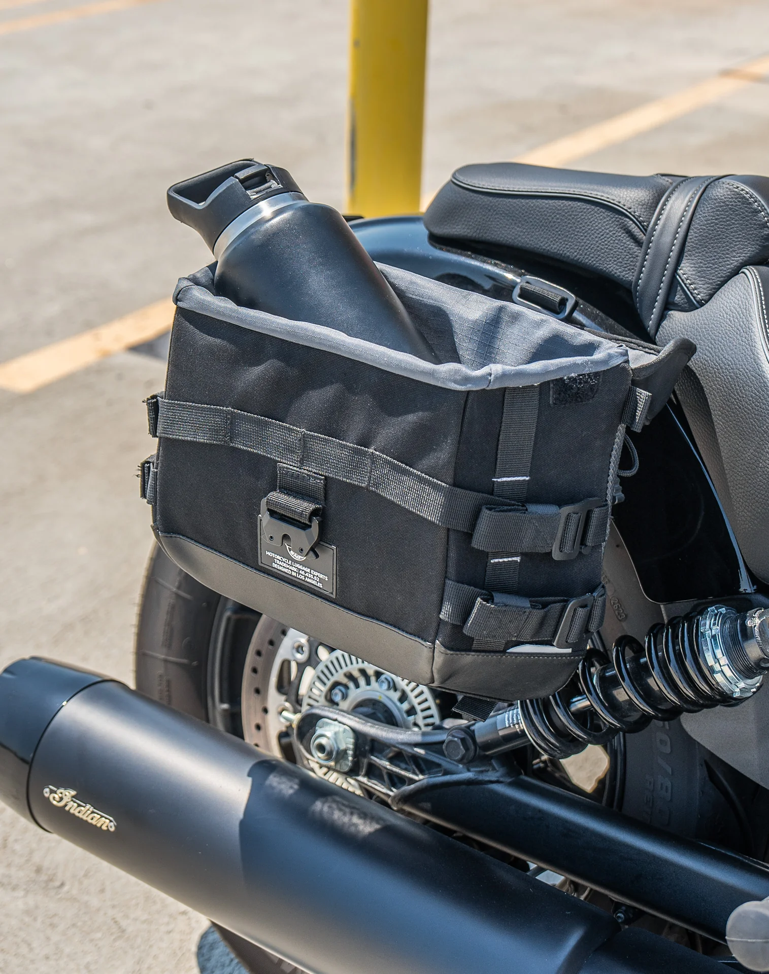 10L - Incognito Quick-Mount Small 2025+ Indian Scout Bobber Solo Saddlebag (Right Only) - Image 6