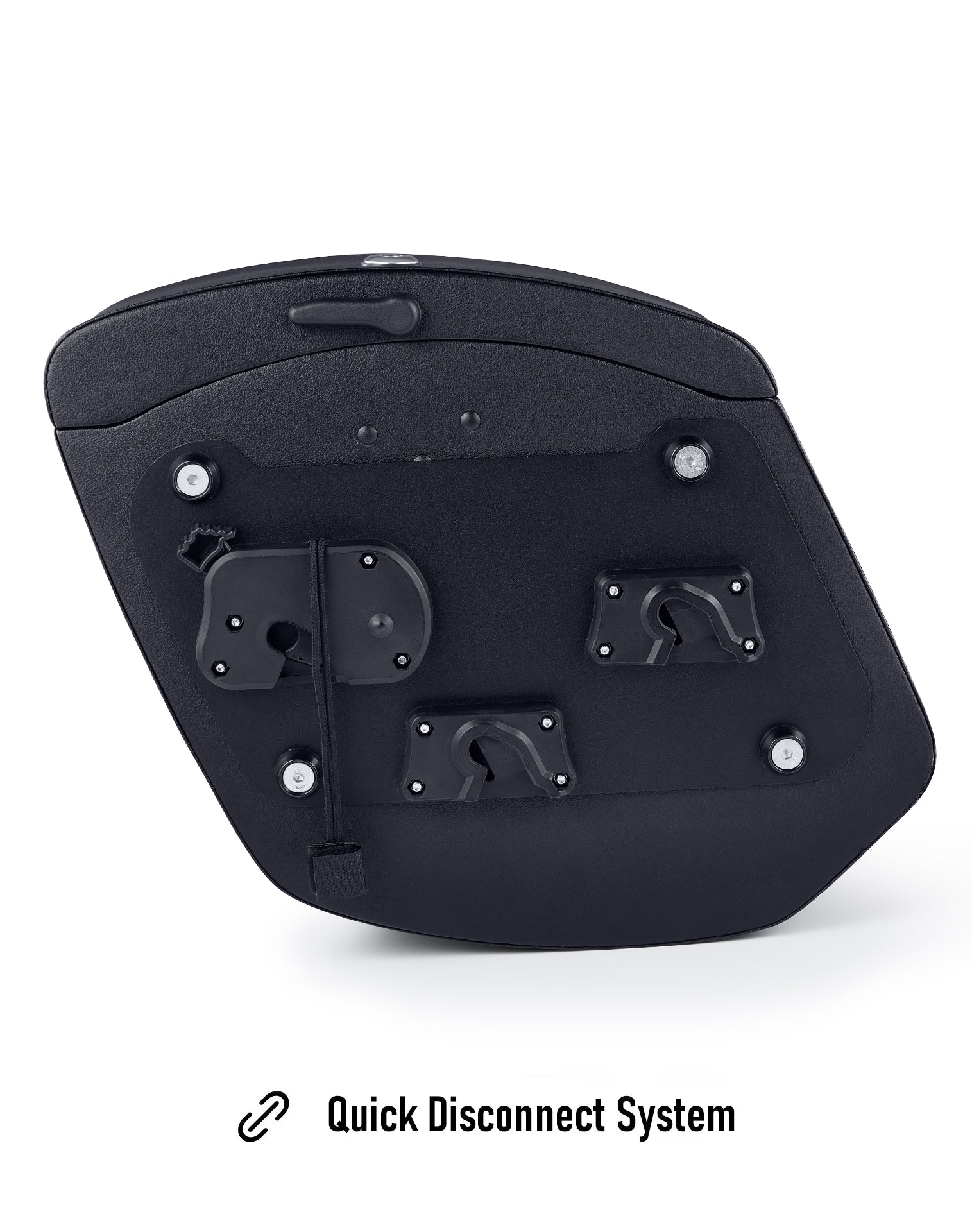 24L - Ironclad Quick-Mount Medium Harley Softail Fat Bob FXFB/S Leather Wrapped Hard Saddlebags - Image 5