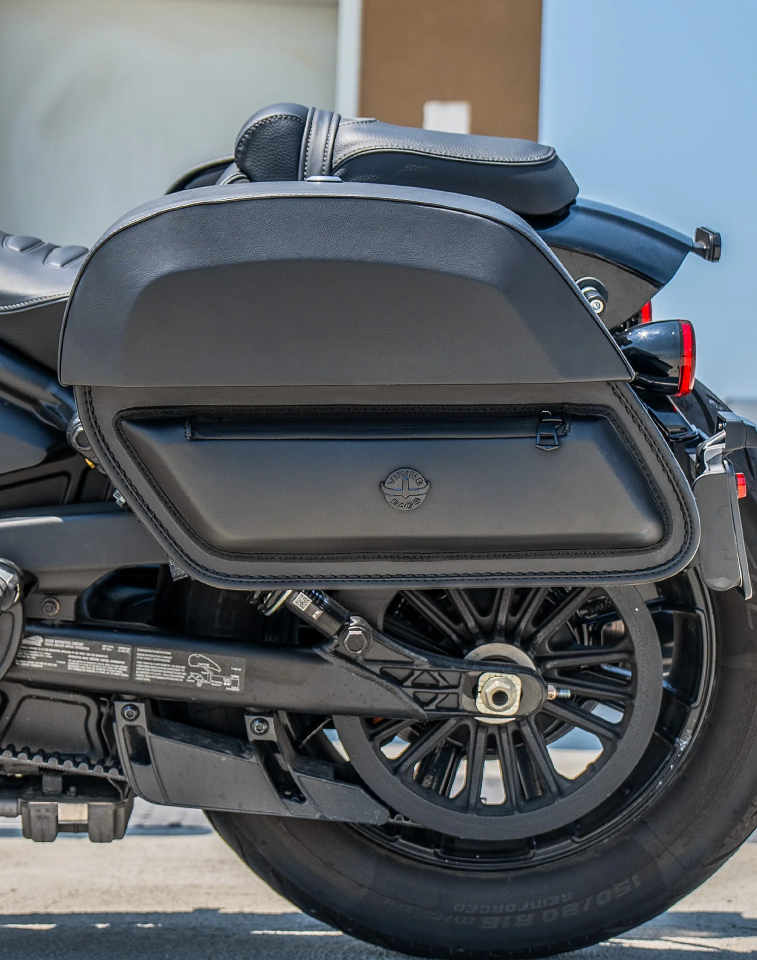 28L - Pantheon Quick-Mount Medium 2025+ Indian Scout Bobber Motorcycle Saddlebags - Image 4