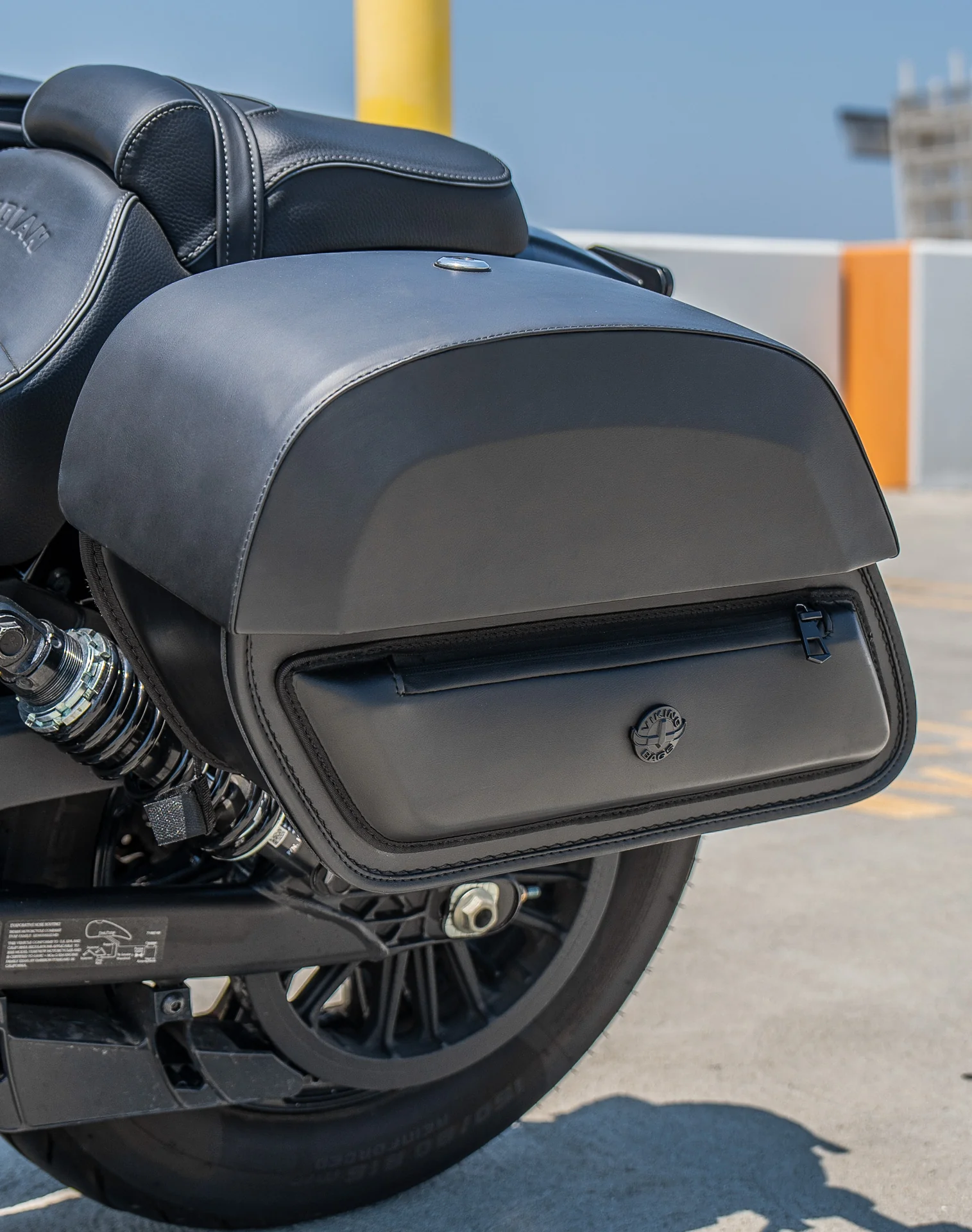 28L - Pantheon Quick-Mount Medium 2025+ Indian Scout Bobber Motorcycle Saddlebags - Image 5