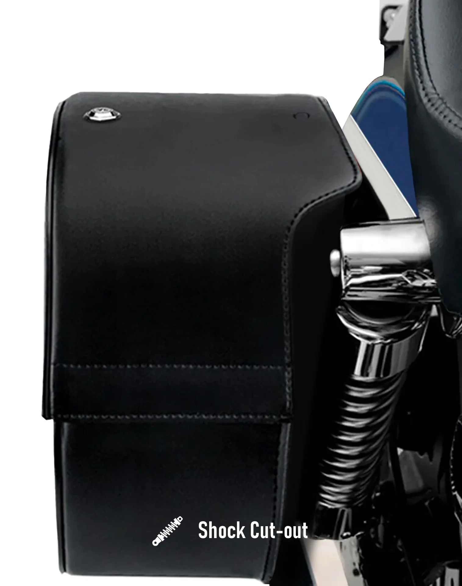 32L - Baelor Large Hard Mount Shock Cutout Saddlebags for Harley Dyna Low Rider S FXDLS - Image 7