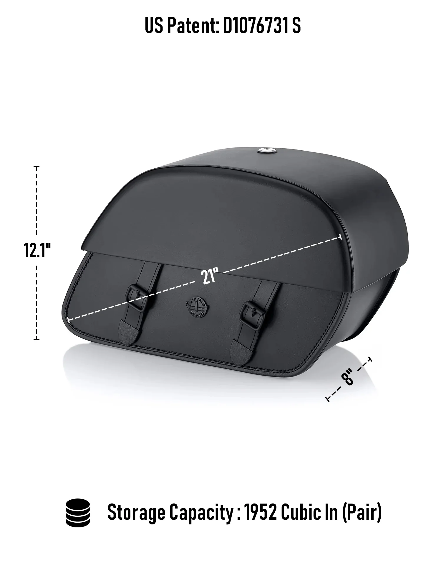 32L - Baelor Large Hard Mount Shock Cutout Saddlebags for Harley Dyna Super Glide FXD/I - Image 7