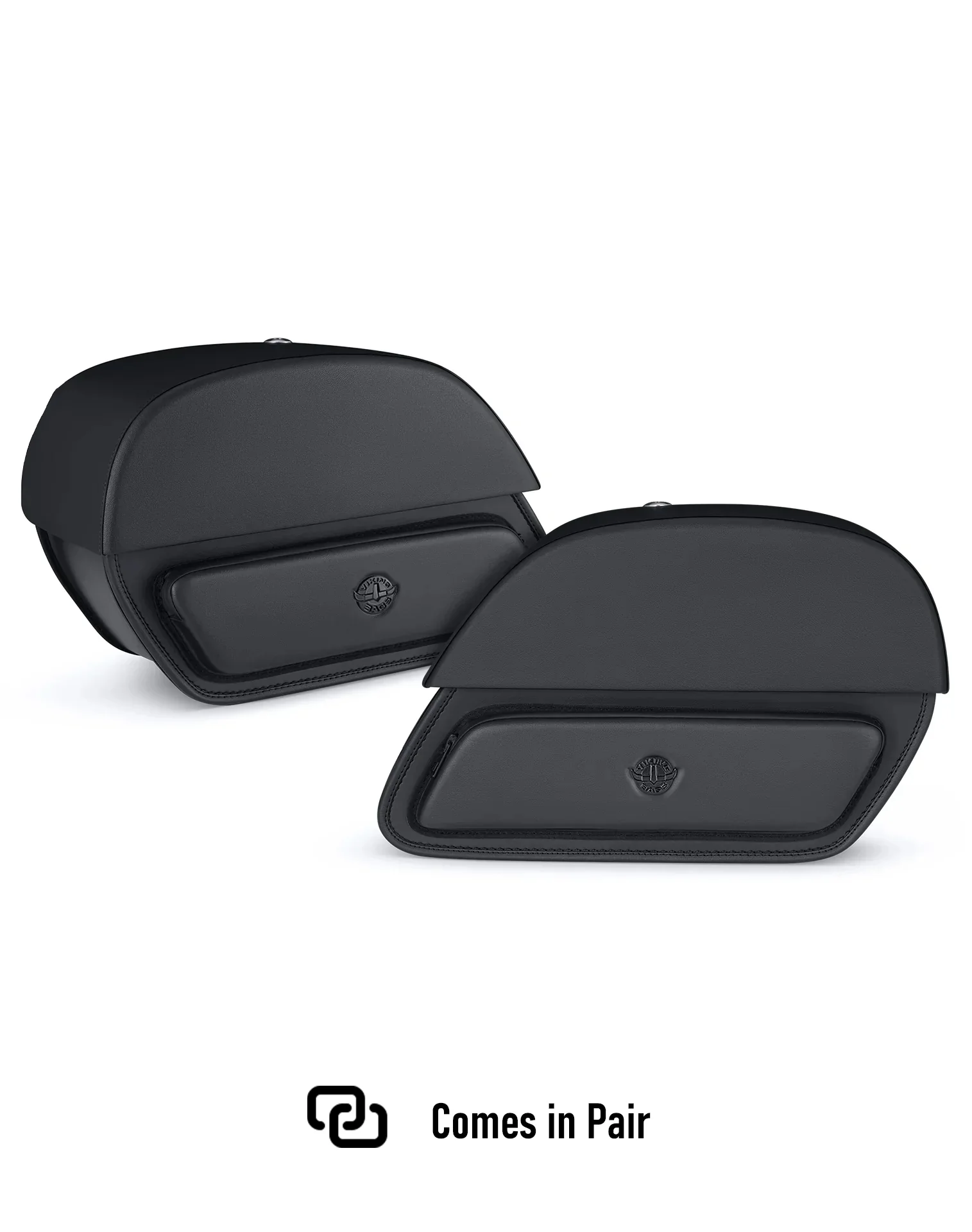 32L - Pantheon Large Hard Mount Shock Cutout Saddlebags for Harley Dyna Super Glide FXD/I - Image 9