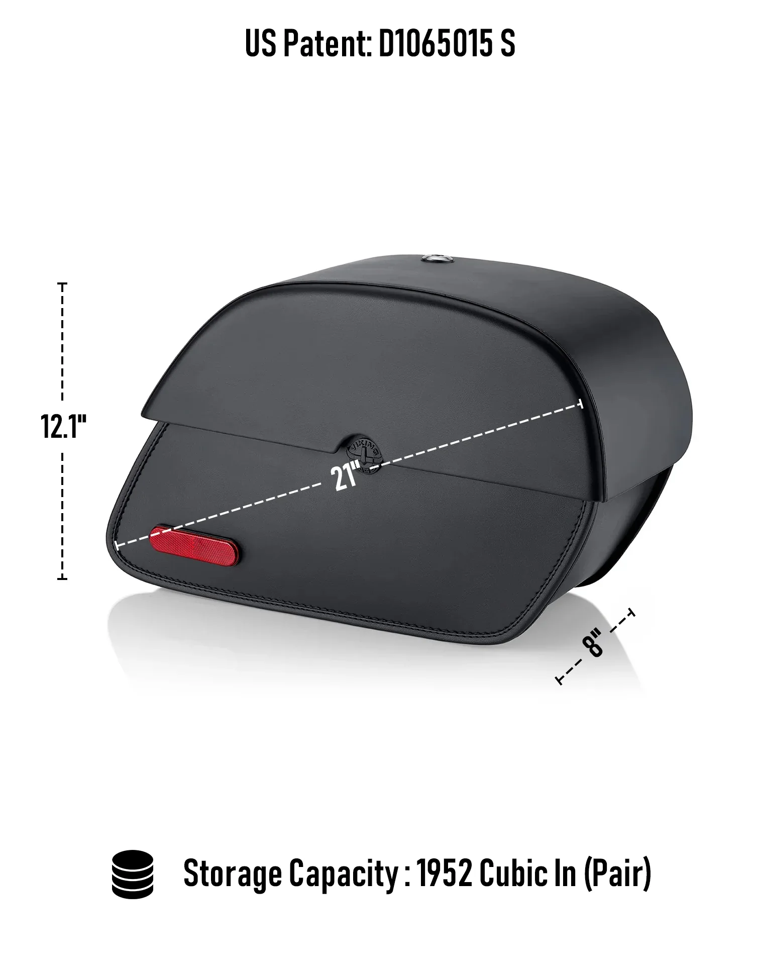 32L - Panzer Large Hard Mount Shock Cutout Saddlebags for Harley Dyna Switchback FLD - Image 3