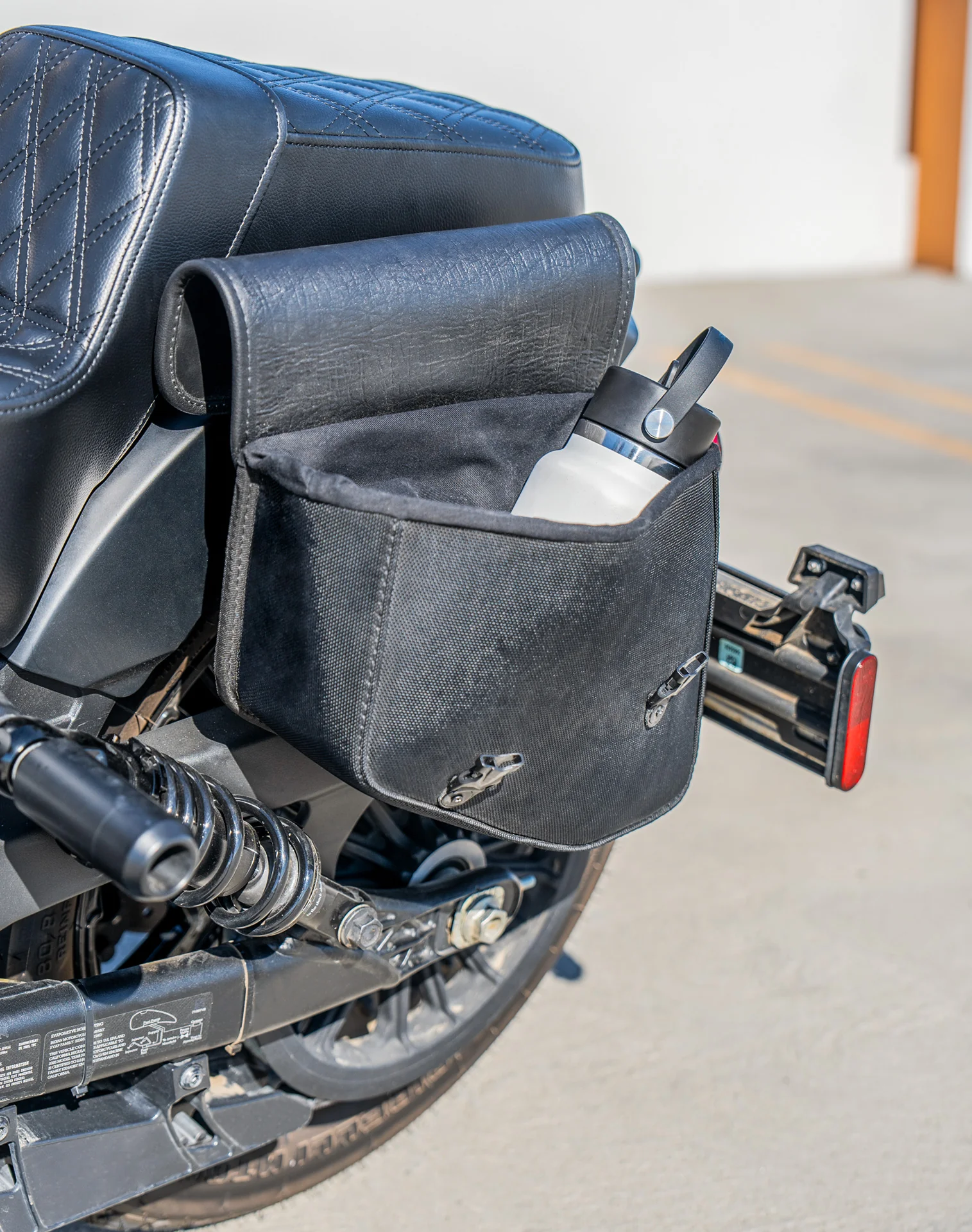 8L - Pony Indian Sport Scout Sixty 2025+ Leather Motorcycle Saddlebags - Image 6