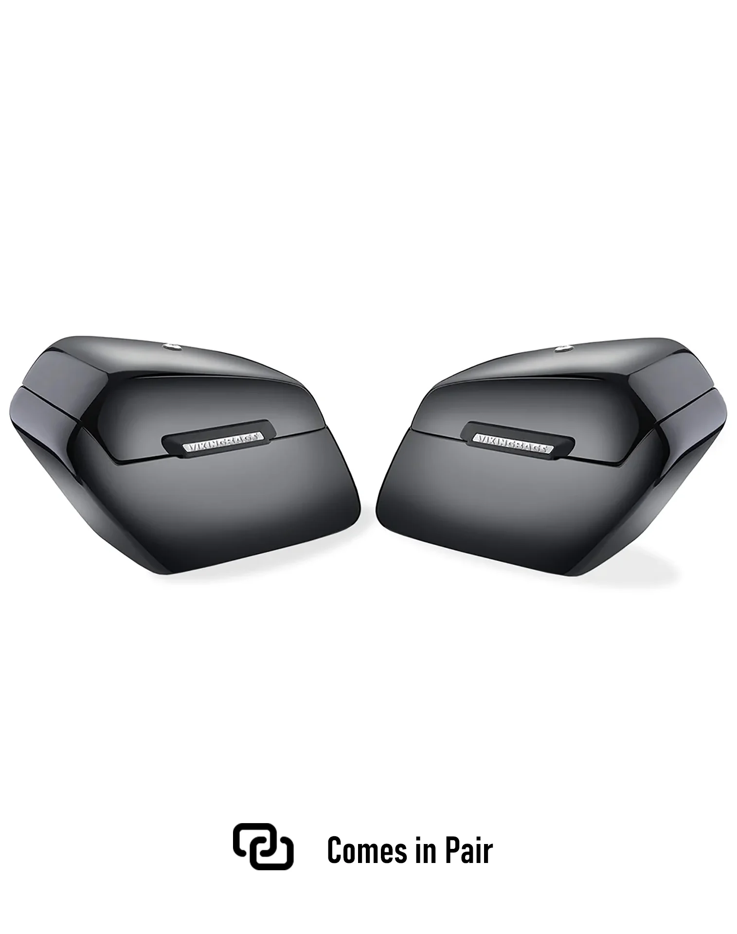 42L - Baldur Extra Large Painted Motorcycle Hard Saddlebags for Harley Softail Custom FXSTC - Image 5