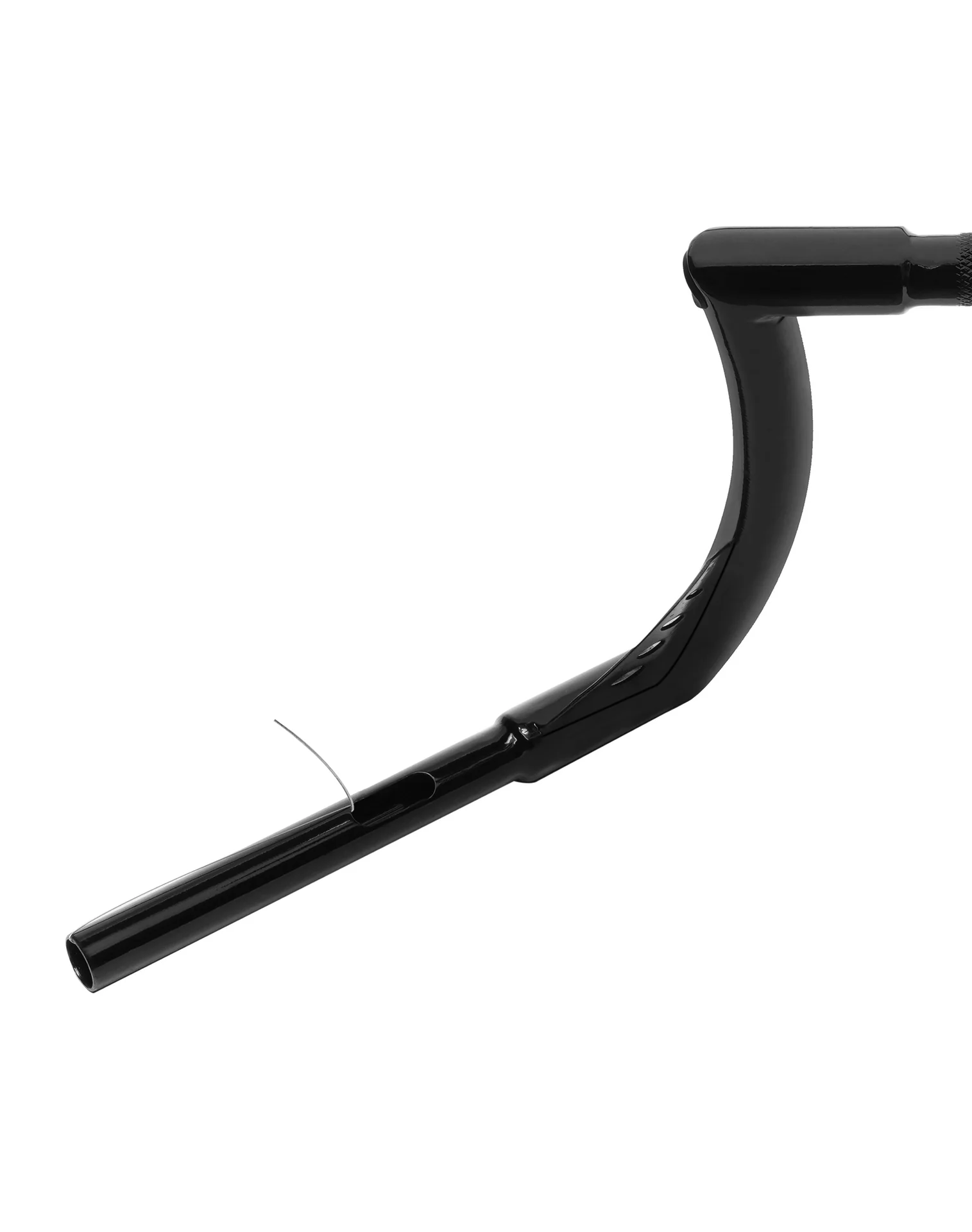 Viking Iron Born 12" Handlebar For Harley Sportster Forty Eight Gloss Black - Image 9