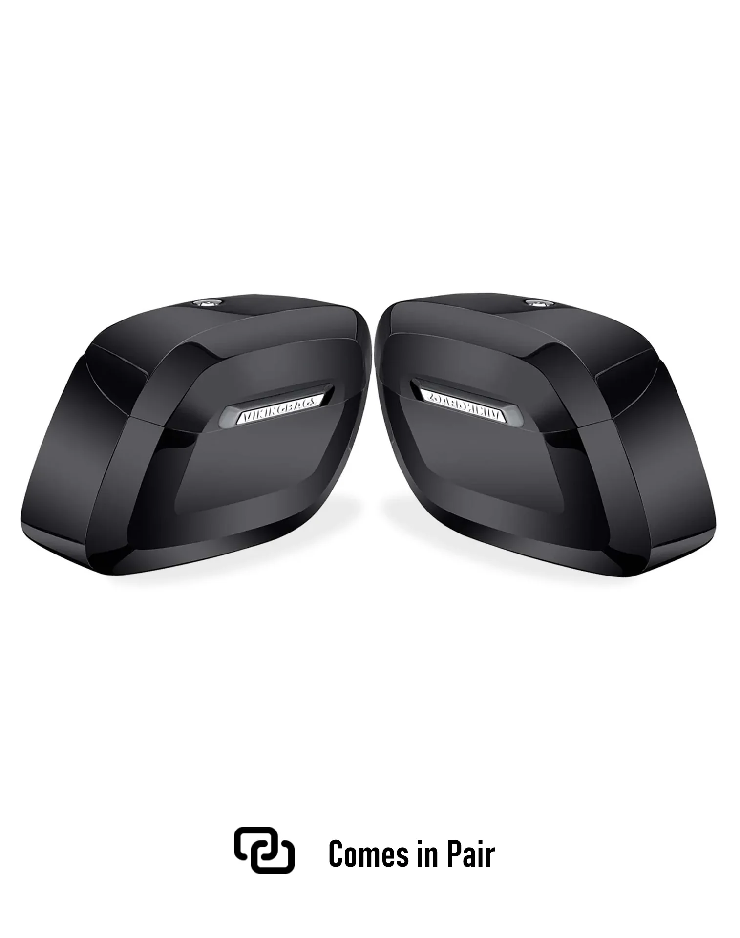 36L - Lamellar Raven Extra Large Shock Cut-out Painted Hard Saddlebags for Harley Sportster 48 XL1200X - Image 5