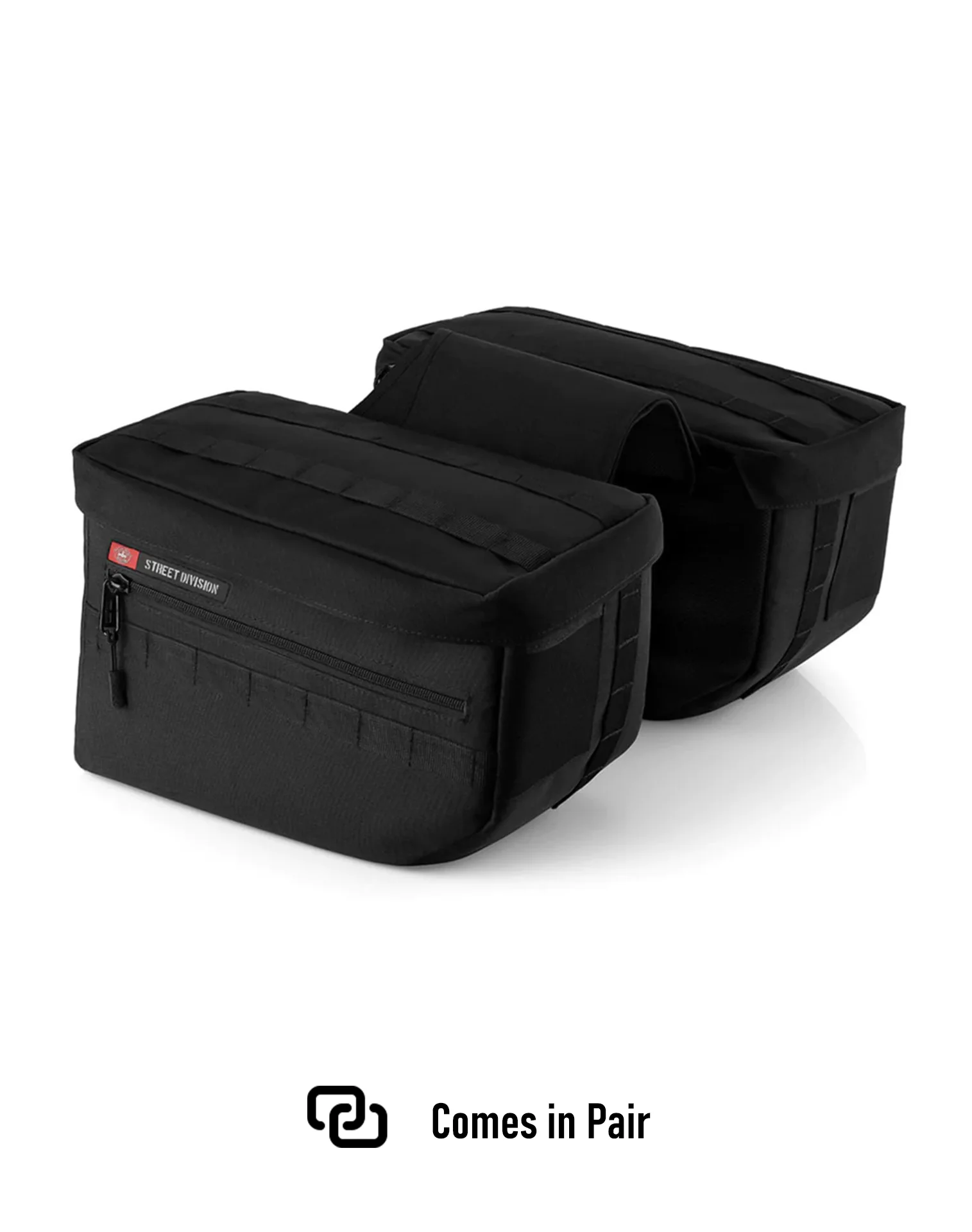 18L - Patriot Medium Motorcycle Throw Over Saddlebags for Harley Dyna Wide Glide FXDWG/I - Image 5