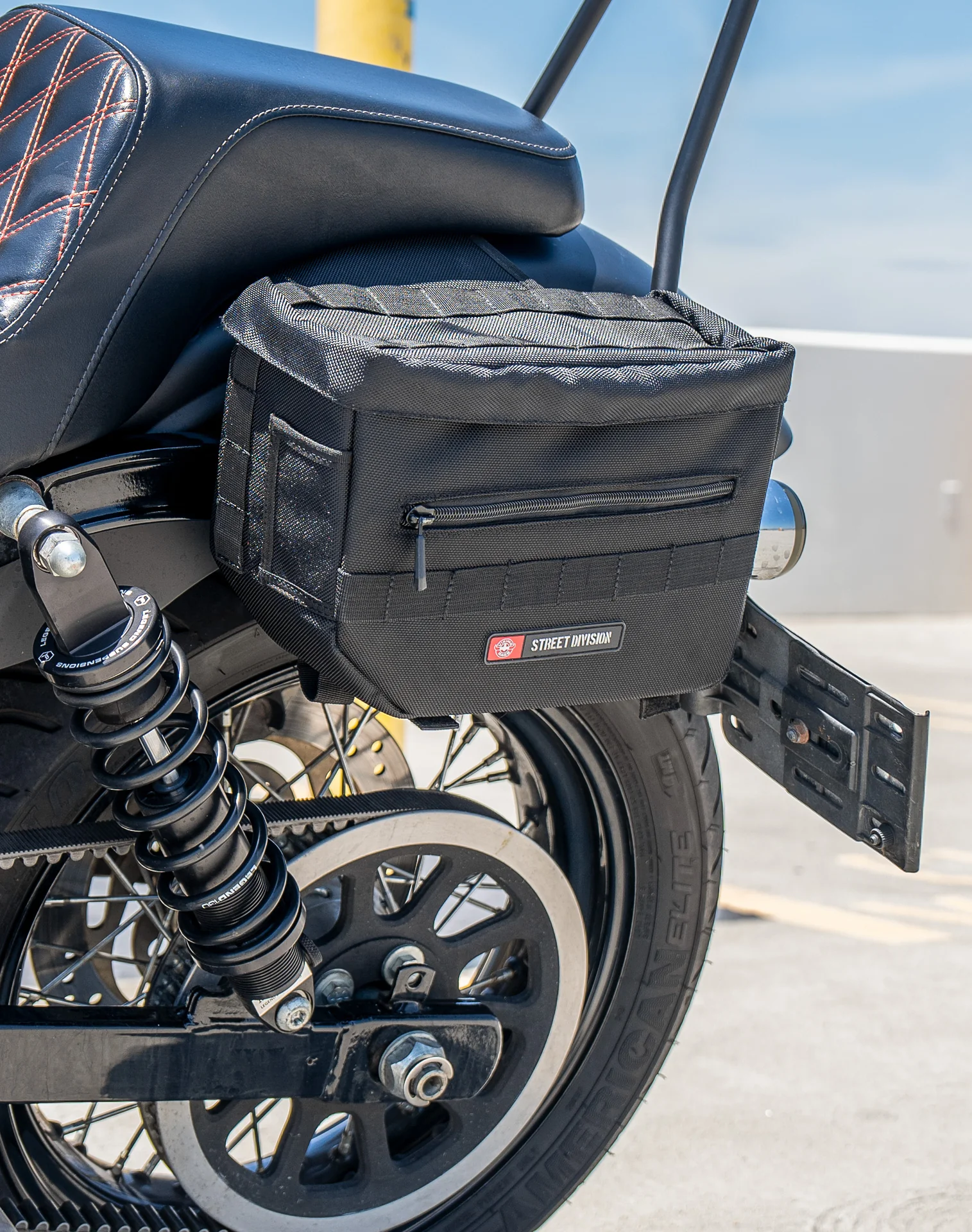 10L - Patriot Small Throw Over Saddlebags for Harley Dyna Street Bob FXDB - Image 5