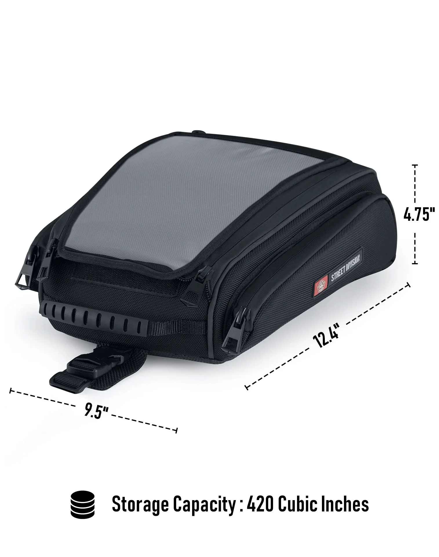 7L - Voyage Tank Bag for Harley Softail Fat Bob FXFB/S - Image 5