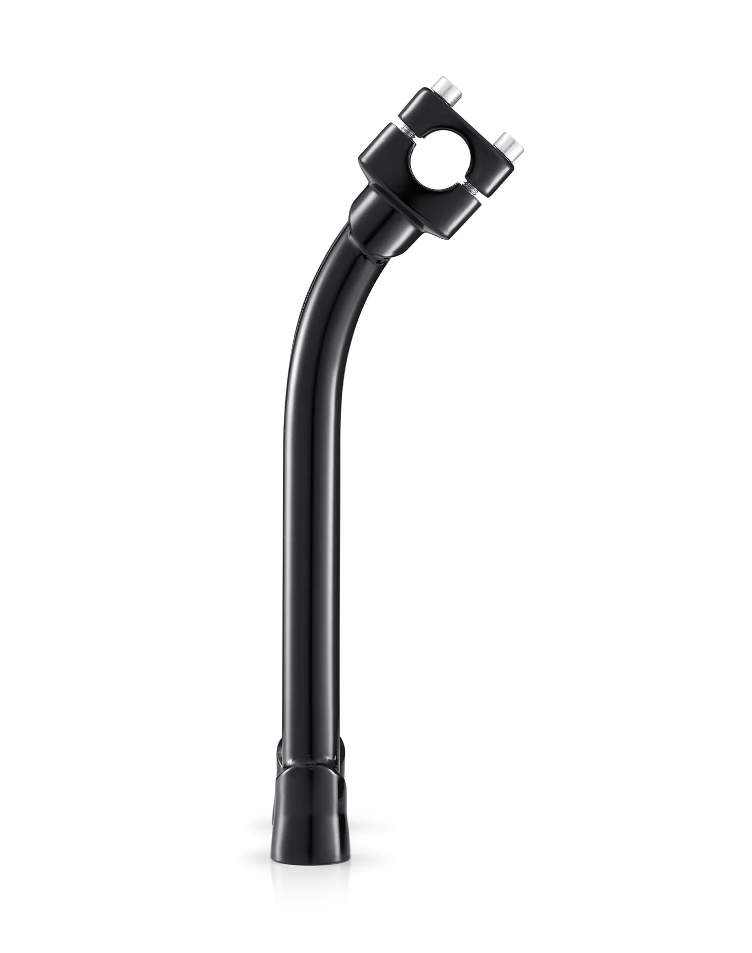 Viking Warlock 12" Pullback Handlebar Risers for Harley Dyna Switchback FLD Gloss Black - Image 7