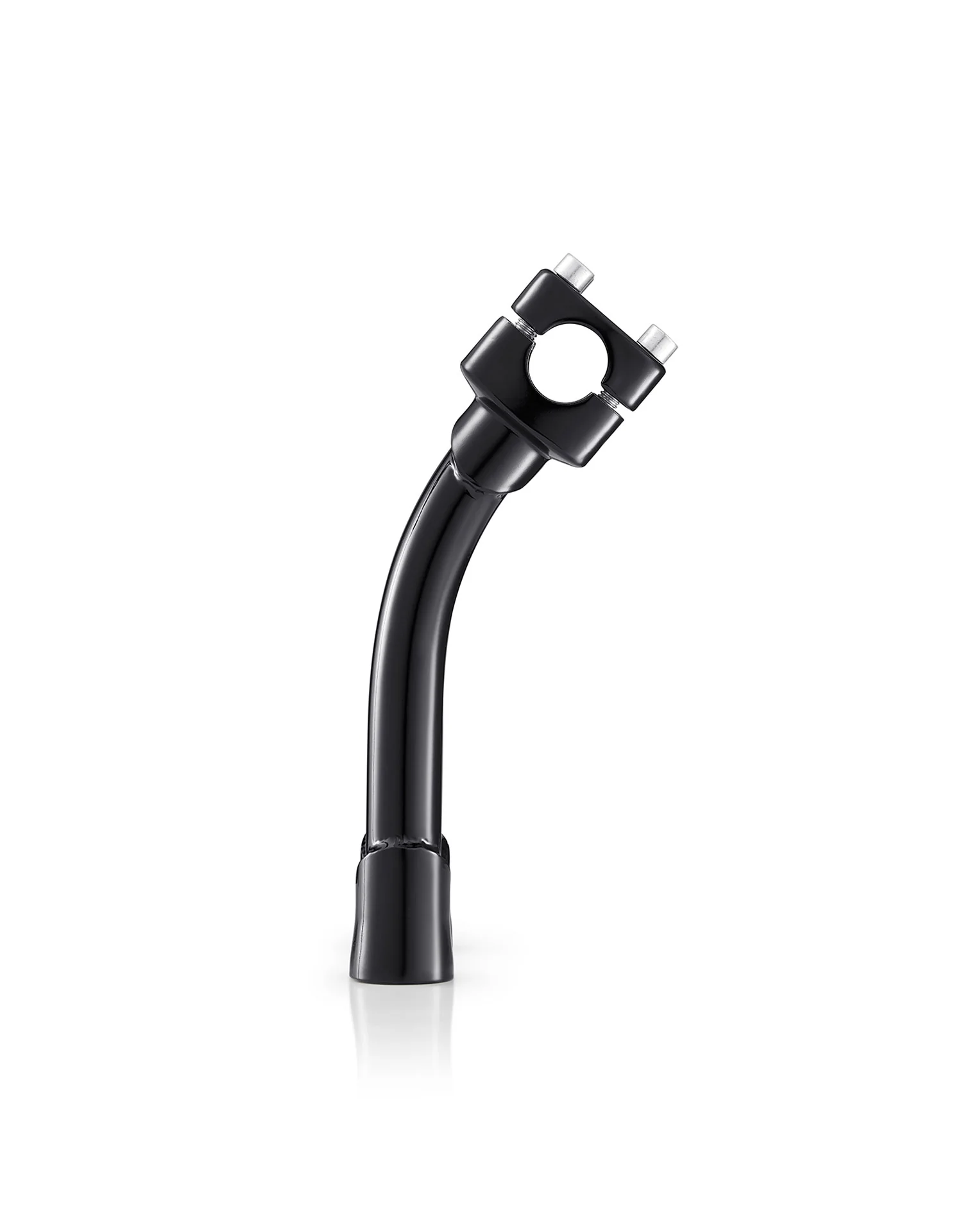 Viking Warlock 8" Pullback Handlebar Risers for Harley Dyna Switchback FLD Gloss Black - Image 7